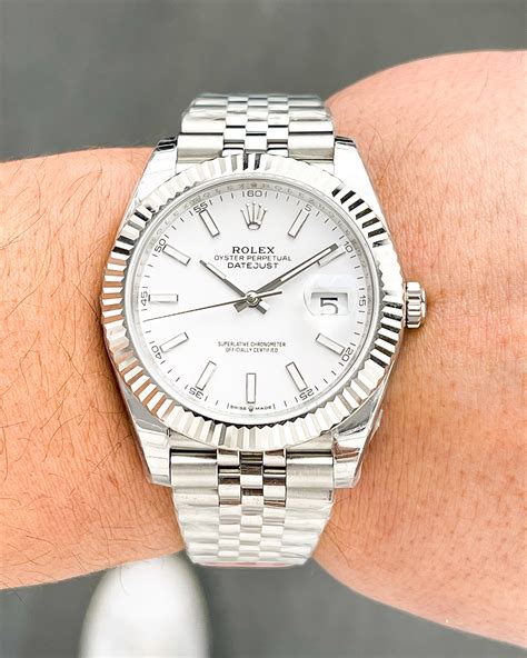 datejust 41 jubilee bracelet|rolex datejust 41 white jubilee.